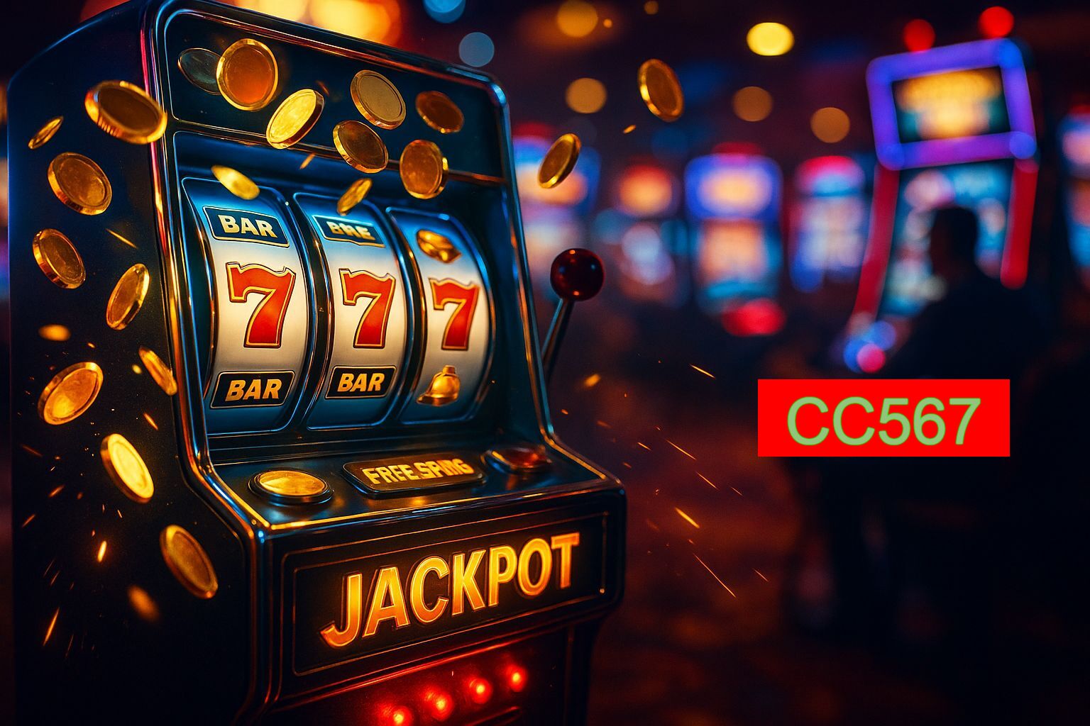 Diversos jogos de caça-níqueis